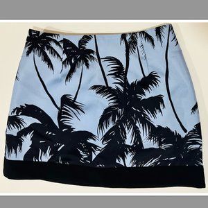 Fausto Puglisi | Palm Tree Skirt | 100% Silk | XS